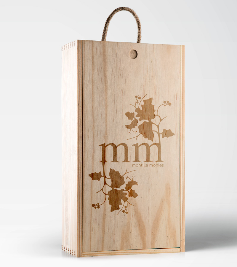 Caja-vino Caja de madera para vino tinto y vino blanco