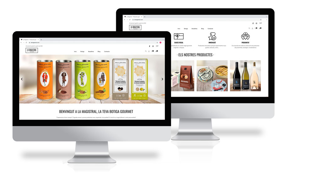 Tienda_online Diseño gráfico de tarjeta de visita para empresa de turismo rural