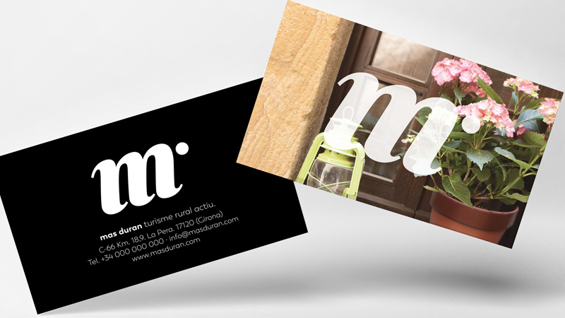 Tarjeta-visita Diseño gráfico tusirmo rural